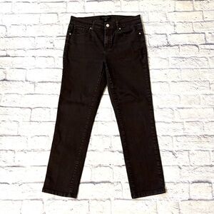 Banana Republic High Rise Slim Jeans Black Dark Grey Denim Jeans Size 29/8